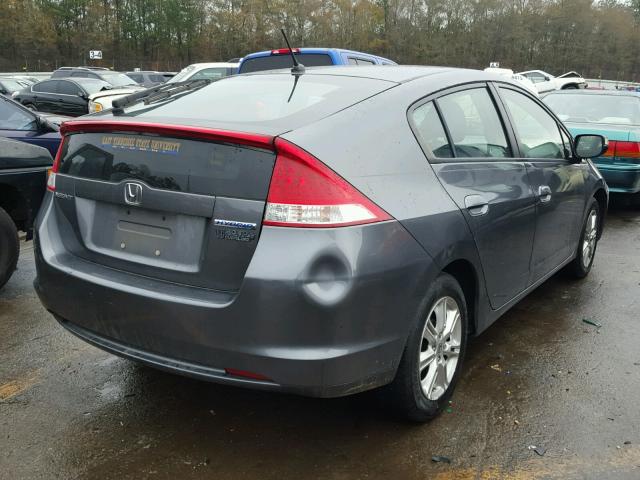 JHMZE2H72BS006054 - 2011 HONDA INSIGHT EX GRAY photo 4