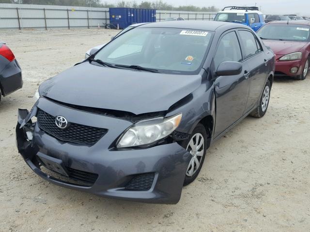 1NXBU4EEXAZ262753 - 2010 TOYOTA COROLLA BA GRAY photo 2