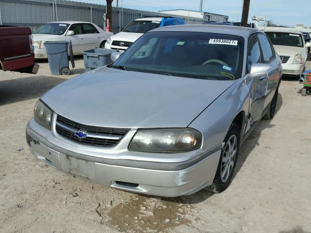 2G1WF52E329356796 - 2002 CHEVROLET IMPALA GRAY photo 2