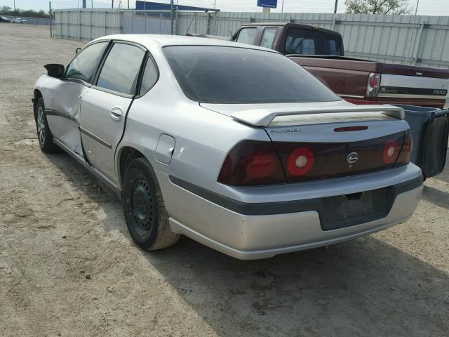 2G1WF52E329356796 - 2002 CHEVROLET IMPALA GRAY photo 3