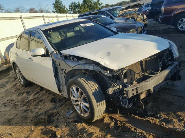 JNKBV61E77M717570 - 2007 INFINITI G35 WHITE photo 1