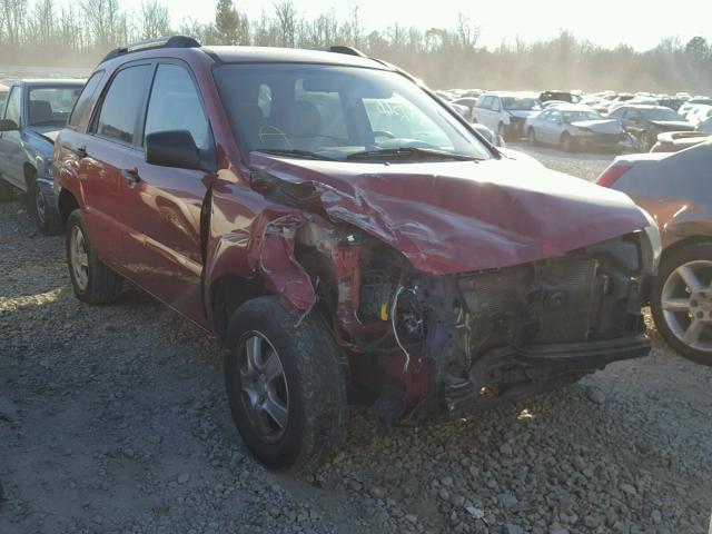 KNDJF724577397167 - 2007 KIA SPORTAGE L RED photo 1