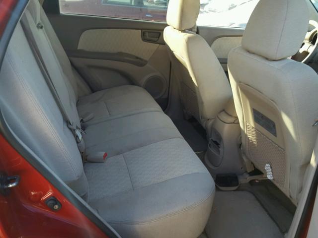 KNDJF724577397167 - 2007 KIA SPORTAGE L RED photo 6