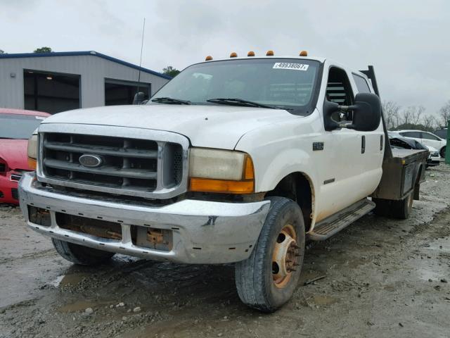 1FDWW37FXYEC96935 - 2000 FORD F350 SUPER WHITE photo 2