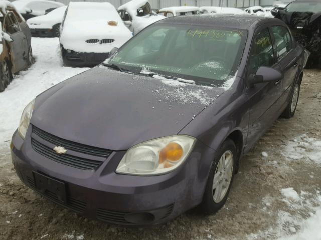 1G1AL58F867745654 - 2006 CHEVROLET COBALT LT BLUE photo 2