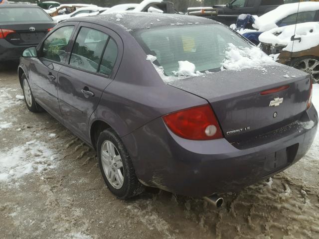 1G1AL58F867745654 - 2006 CHEVROLET COBALT LT BLUE photo 3