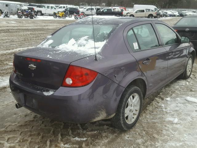 1G1AL58F867745654 - 2006 CHEVROLET COBALT LT BLUE photo 4