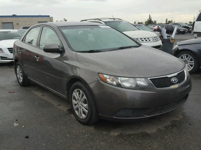 KNAFU4A28B5418332 - 2011 KIA FORTE EX BROWN photo 1