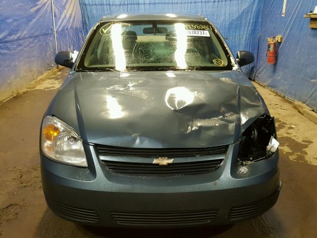 1G1AL55F877364909 - 2007 CHEVROLET COBALT LT BLUE photo 9