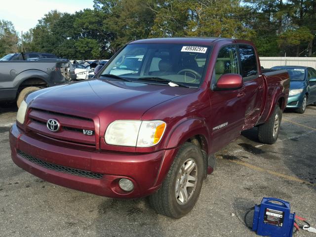 5TBDT48196S506714 - 2006 TOYOTA TUNDRA DOU RED photo 2