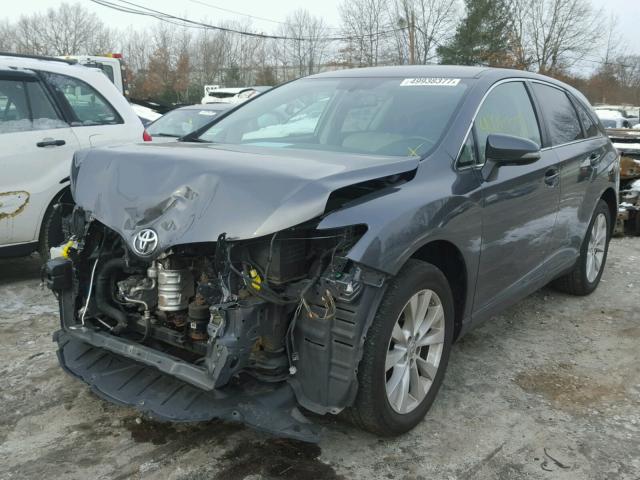 4T3BA3BB4DU035678 - 2013 TOYOTA VENZA LE GRAY photo 2