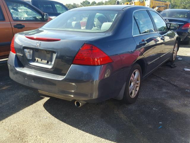 1HGCM56356A122468 - 2006 HONDA ACCORD SE GRAY photo 4