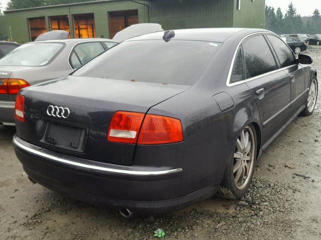 WAUML44E64N006025 - 2004 AUDI A8 L QUATT BLACK photo 4