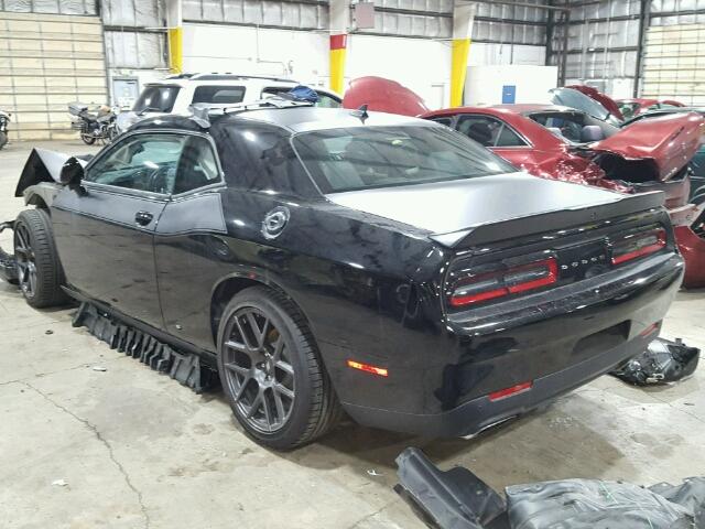 2C3CDZBT6HH589161 - 2017 DODGE CHALLENGER BLACK photo 3