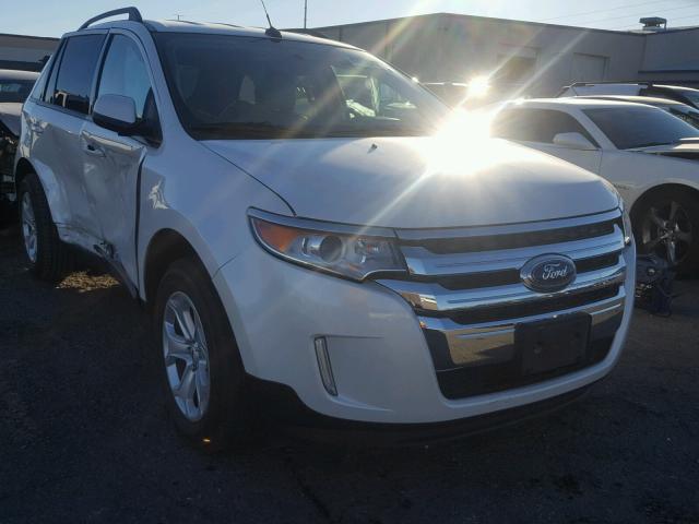 2FMDK3JC6CBA46176 - 2012 FORD EDGE SEL WHITE photo 1