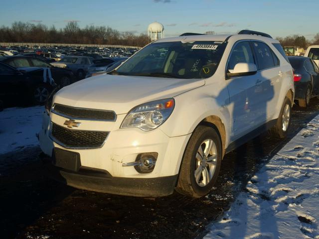 2GNALCEK2F6334822 - 2015 CHEVROLET EQUINOX LT WHITE photo 2