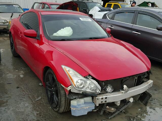 JN1CV6EK6AM100497 - 2010 INFINITI G37 BASE RED photo 1