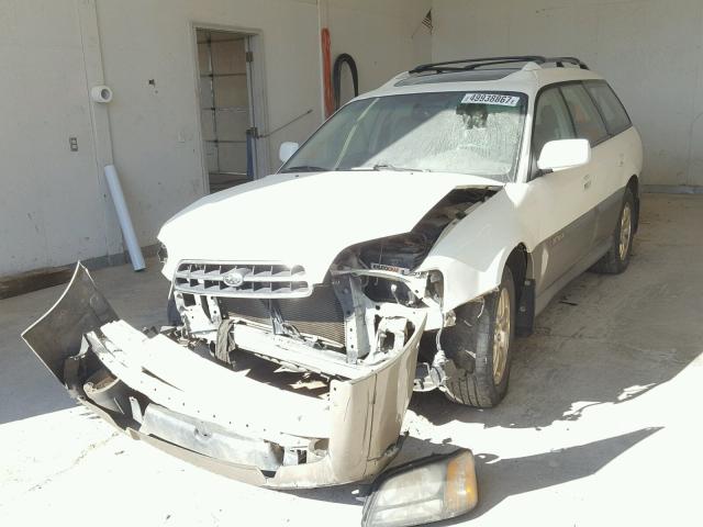 4S3BH686017637122 - 2001 SUBARU LEGACY OUT WHITE photo 2