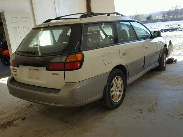 4S3BH686017637122 - 2001 SUBARU LEGACY OUT WHITE photo 4