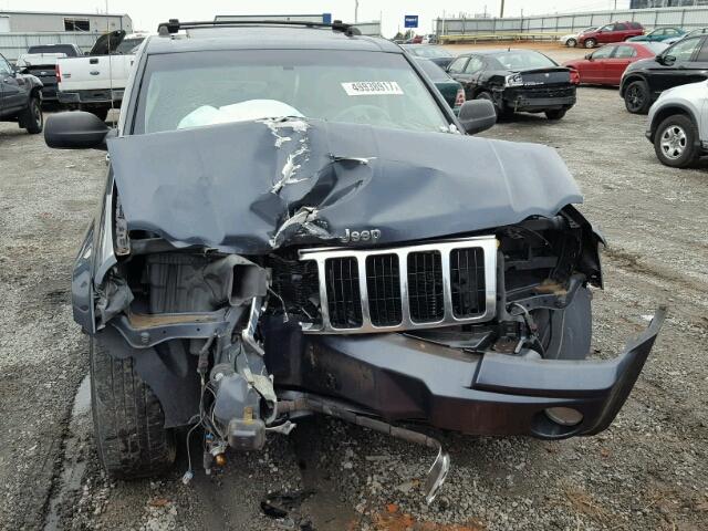 1J8HR58237C701807 - 2007 JEEP GRAND CHER BLUE photo 9