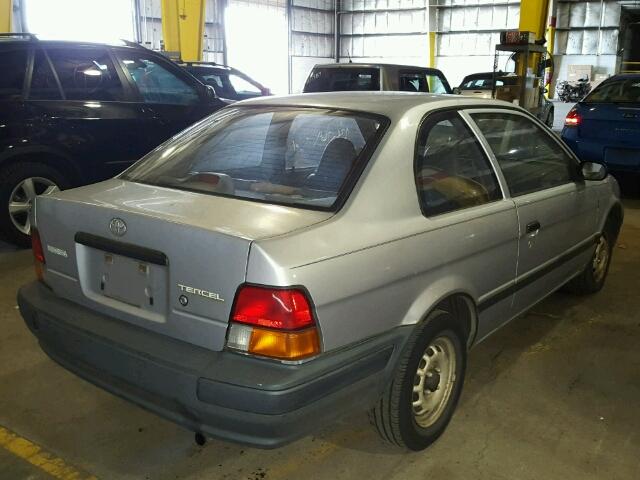 JT2EL55D8S0042238 - 1995 TOYOTA TERCEL STD SILVER photo 4