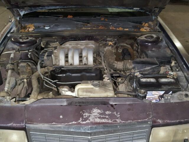 1B3XC46R4MD131676 - 1991 DODGE DYNASTY MAROON photo 7