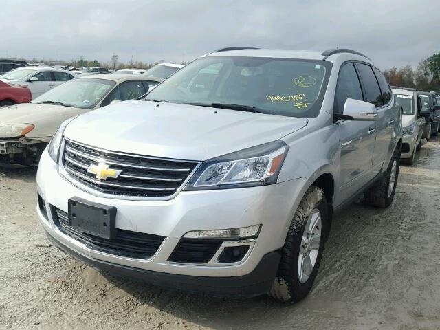 1GNKRGKDXEJ319289 - 2014 CHEVROLET TRAVERSE L SILVER photo 2