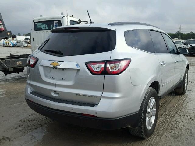 1GNKRGKDXEJ319289 - 2014 CHEVROLET TRAVERSE L SILVER photo 4