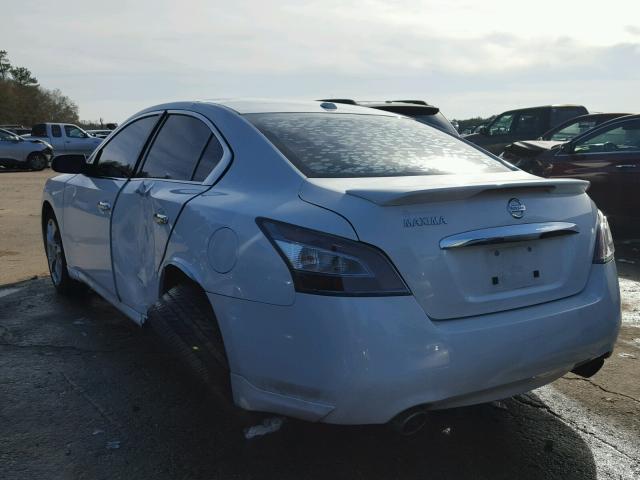 1N4AA5AP2CC861280 - 2012 NISSAN MAXIMA S WHITE photo 3