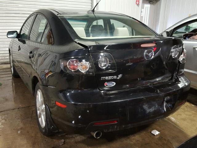 JM1BK32F381831648 - 2008 MAZDA 3 I BLACK photo 3