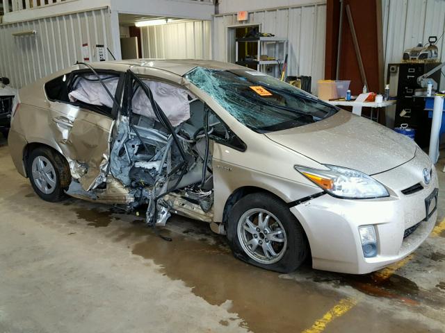 JTDKN3DU9B0315262 - 2011 TOYOTA PRIUS GOLD photo 1