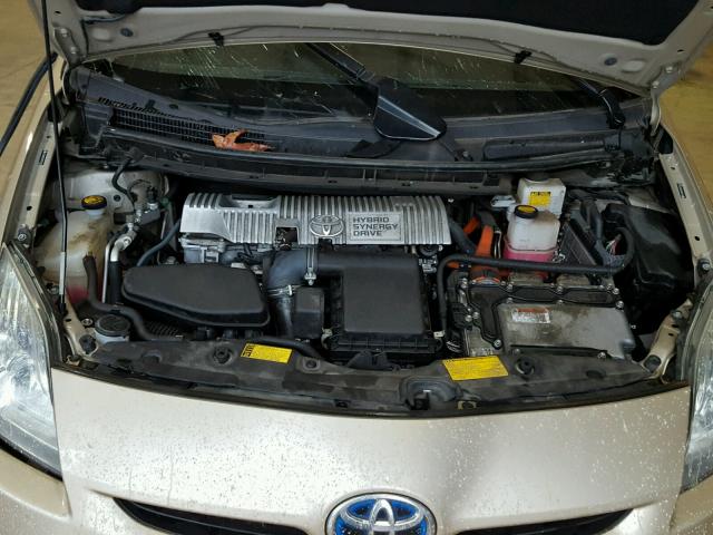 JTDKN3DU9B0315262 - 2011 TOYOTA PRIUS GOLD photo 7