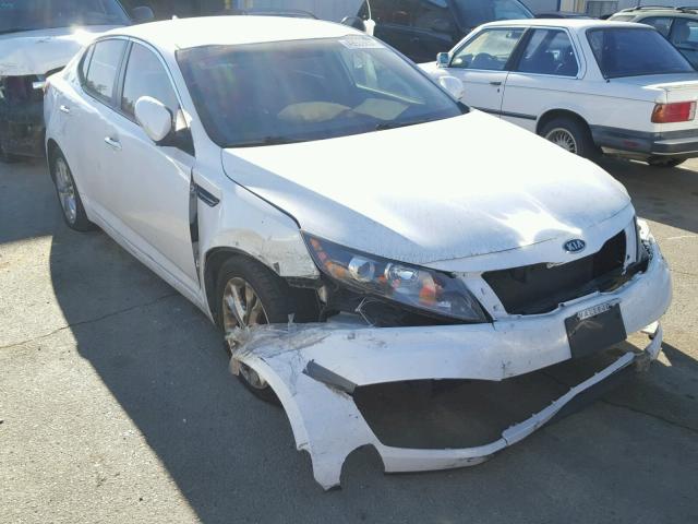 5XXGN4A70CG050998 - 2012 KIA OPTIMA EX WHITE photo 1