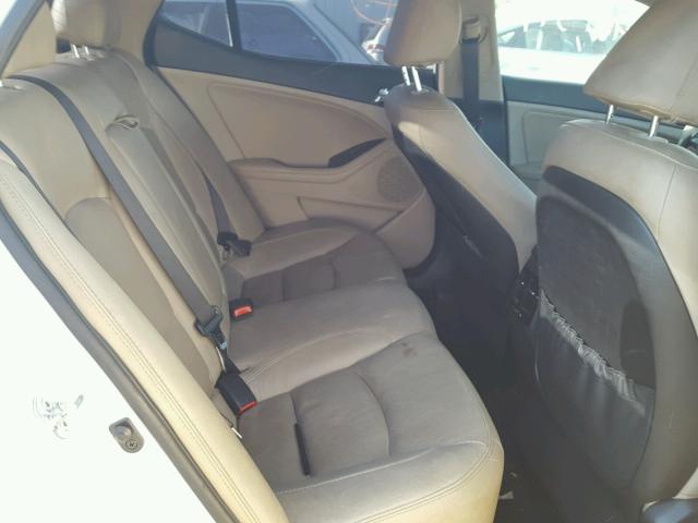 5XXGN4A70CG050998 - 2012 KIA OPTIMA EX WHITE photo 6