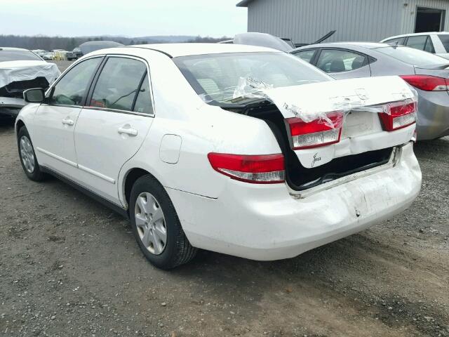 1HGCM563X3A024046 - 2003 HONDA ACCORD LX WHITE photo 3