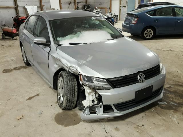 3VWDP7AJ0CM367007 - 2012 VOLKSWAGEN JETTA SE SILVER photo 1