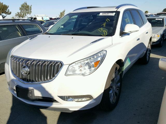 5GAKVCKD4GJ340057 - 2016 BUICK ENCLAVE WHITE photo 2