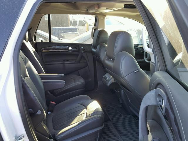 5GAKVCKD4GJ340057 - 2016 BUICK ENCLAVE WHITE photo 6
