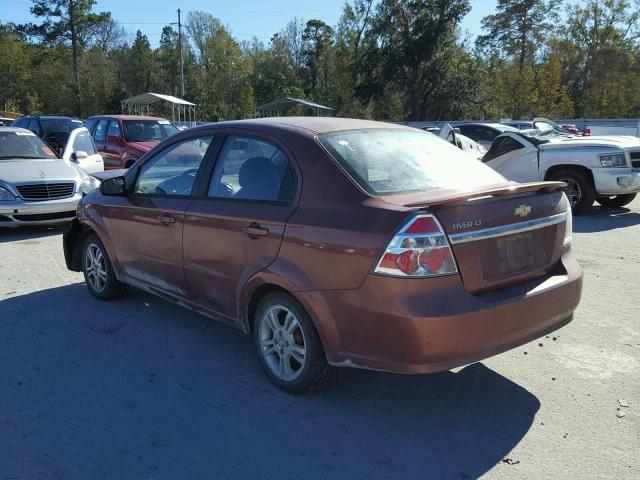 KL1TG5DE7BB234985 - 2011 CHEVROLET AVEO LT BROWN photo 3