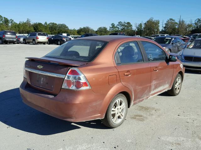 KL1TG5DE7BB234985 - 2011 CHEVROLET AVEO LT BROWN photo 4