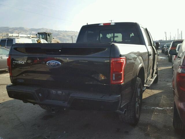 1FTFW1EG3GKD55912 - 2016 FORD F150 SUPER BLACK photo 4