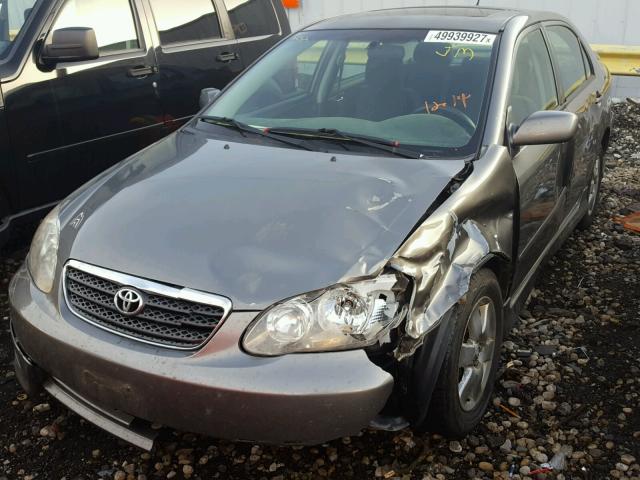 1NXBR32EX7Z874167 - 2007 TOYOTA COROLLA S GRAY photo 2