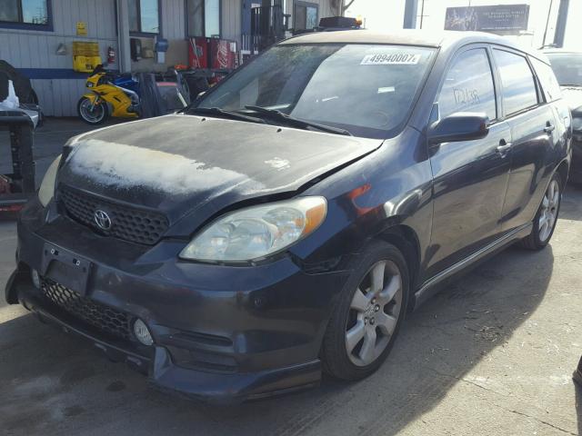 2T1KR32E23C117095 - 2003 TOYOTA COROLLA MA BLACK photo 2