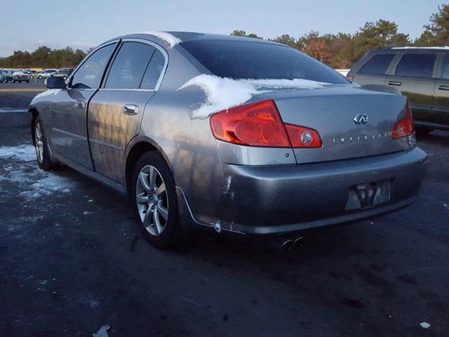 JNKCV51F35M301018 - 2005 INFINITI G35 SILVER photo 3