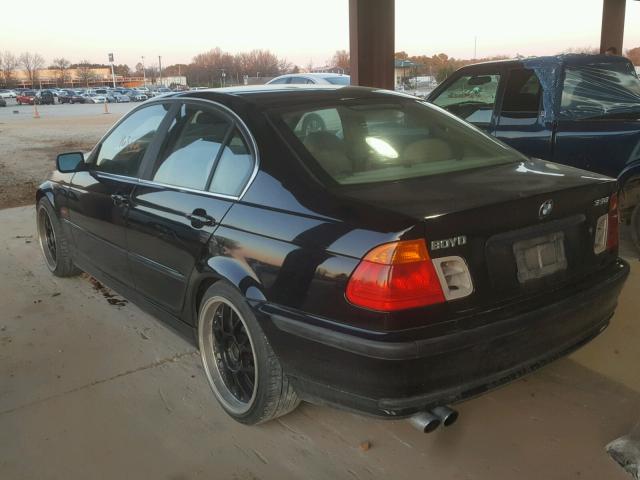 WBAAV53451FJ69959 - 2001 BMW 330 I BLACK photo 3