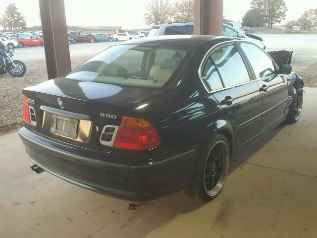 WBAAV53451FJ69959 - 2001 BMW 330 I BLACK photo 4