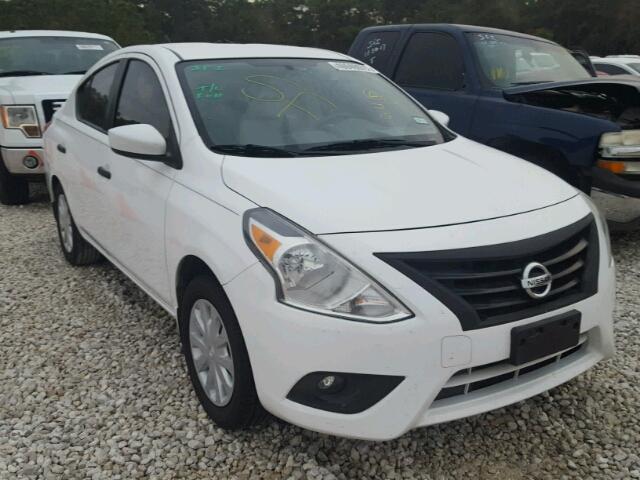 3N1CN7AP4FL888141 - 2015 NISSAN VERSA S WHITE photo 1