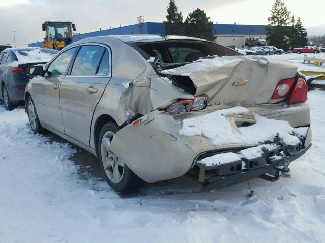 1G1ZB5E10BF206315 - 2011 CHEVROLET MALIBU LS GOLD photo 3