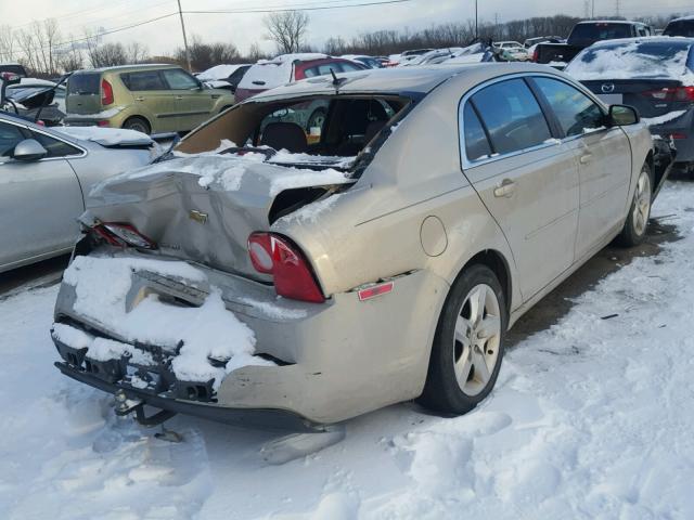 1G1ZB5E10BF206315 - 2011 CHEVROLET MALIBU LS GOLD photo 4