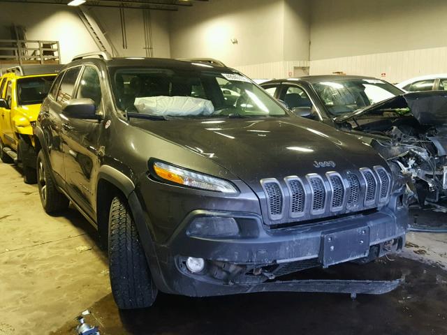 1C4PJMBS9FW673425 - 2015 JEEP CHEROKEE T BLACK photo 1